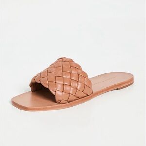 Loeffler Randall • Woven Leather Plank Sandal